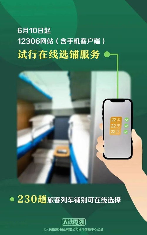 12306可以选择上下铺了 网友 爱了爱了